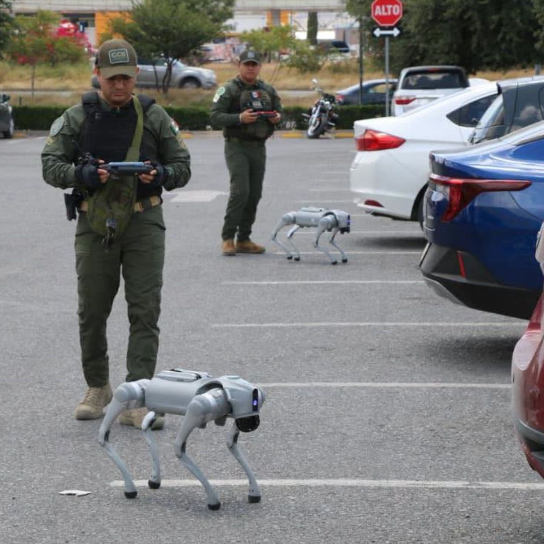 Perros Robots Refuerzan Operativos de Seguridad en San Luis Potosí